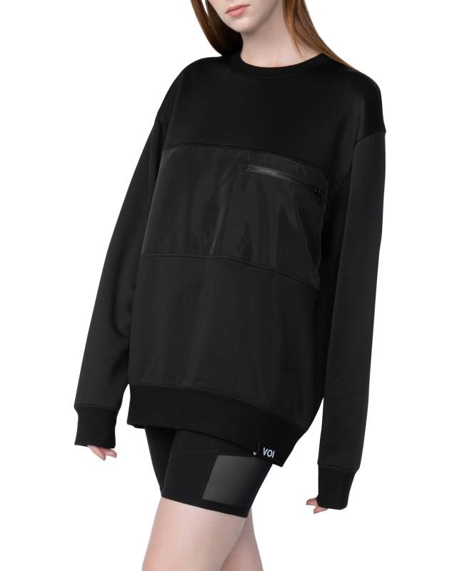 Spacer Sweatshirt w/ Contrast Panel